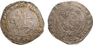 1/2 Crown Kingdom of England (927-1649,1660-1707) Silver James I (1566-1625)