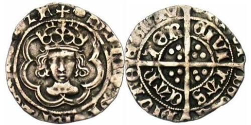 1/2 Crown Kingdom of England (927-1649,1660-1707) Silver Henry VII (1457 - 1509)