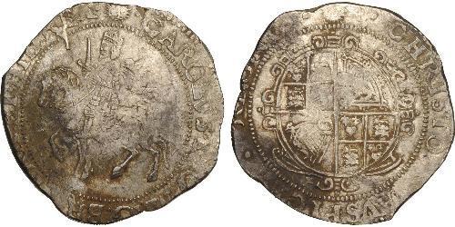 1/2 Crown Kingdom of England (927-1649,1660-1707) Silver James I (1566-1625)