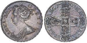 1/2 Crown Kingdom of Great Britain (1707-1801) Silver Anne, Queen of Great Britain (1665-1714)