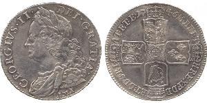 1/2 Crown Kingdom of Great Britain (1707-1801) Silver George II (1683-1760)