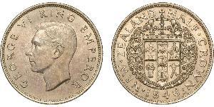 1/2 Crown New Zealand Silver George VI (1895-1952)