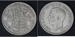 1/2 Crown United Kingdom (1922-) Silver George VI (1895-1952)