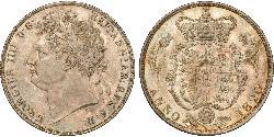 1/2 Crown United Kingdom of Great Britain and Ireland (1801-1922) Silver George IV (1762-1830)