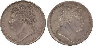 1/2 Crown United Kingdom of Great Britain and Ireland (1801-1922) Silver George IV (1762-1830)