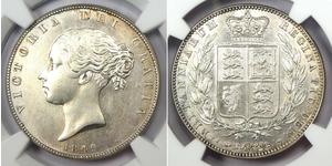 1/2 Crown United Kingdom of Great Britain and Ireland (1801-1922) Silver Victoria (1819 - 1901)