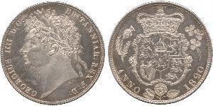 1/2 Crown United Kingdom of Great Britain and Ireland (1801-1922) Silver George IV (1762-1830)