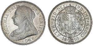 1/2 Crown United Kingdom of Great Britain and Ireland (1801-1922) Silver Victoria (1819 - 1901)