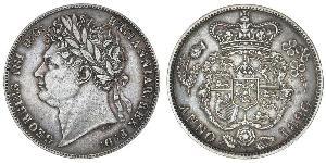 1/2 Crown United Kingdom of Great Britain and Ireland (1801-1922) Silver George IV (1762-1830)