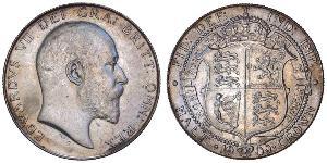 1/2 Crown United Kingdom of Great Britain and Ireland (1801-1922) Silver Edward VII (1841-1910)