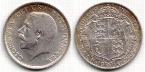 1/2 Crown United Kingdom of Great Britain and Ireland (1801-1922) Silver George V of the United Kingdom (1865-1936)