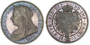 1/2 Crown United Kingdom of Great Britain and Ireland (1801-1922) Silver Victoria (1819 - 1901)