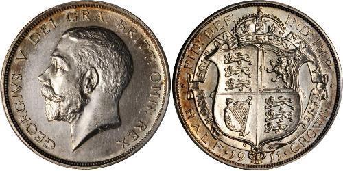 1/2 Crown United Kingdom of Great Britain and Ireland (1801-1922) Silver George V of the United Kingdom (1865-1936)