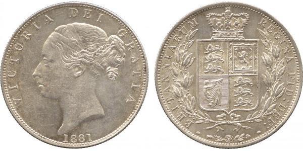 1/2 Crown United Kingdom of Great Britain and Ireland (1801-1922) Silver Victoria (1819 - 1901)