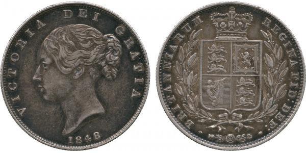1/2 Crown United Kingdom of Great Britain and Ireland (1801-1922) Silver Victoria (1819 - 1901)