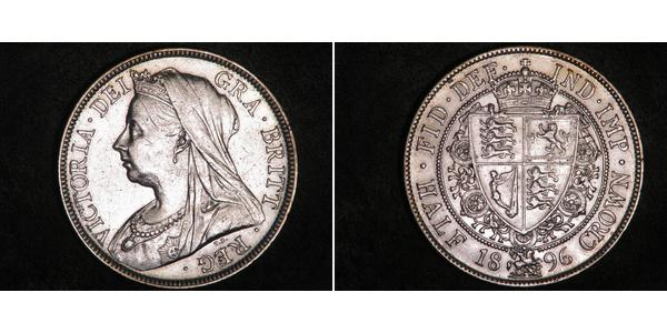 1/2 Crown United Kingdom of Great Britain and Ireland (1801-1922) Silver Victoria (1819 - 1901)