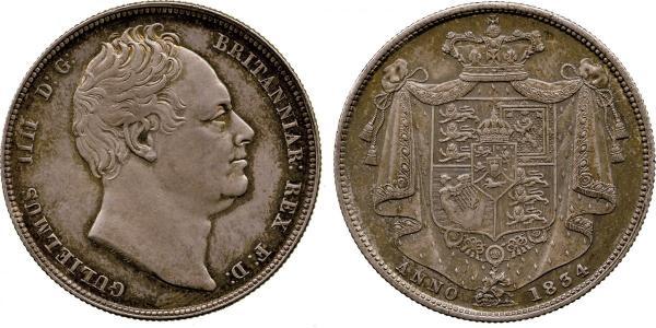 1/2 Crown United Kingdom of Great Britain and Ireland (1801-1922) Silver William IV (1765-1837)