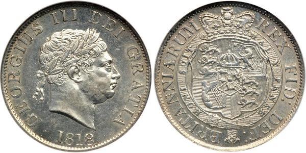 1/2 Crown United Kingdom of Great Britain and Ireland (1801-1922) Silver George III (1738-1820)