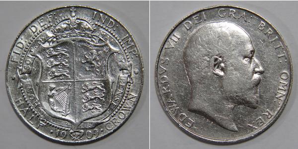 1/2 Crown United Kingdom of Great Britain and Ireland (1801-1922) Silver Edward VII (1841-1910)