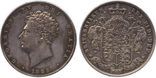 1/2 Crown United Kingdom of Great Britain and Ireland (1801-1922) Silver George IV (1762-1830)