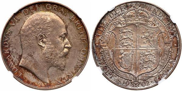 1/2 Crown United Kingdom of Great Britain and Ireland (1801-1922) Silver Edward VII (1841-1910)
