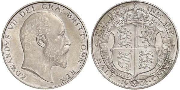 1/2 Crown United Kingdom of Great Britain and Ireland (1801-1922) Silver Edward VII (1841-1910)