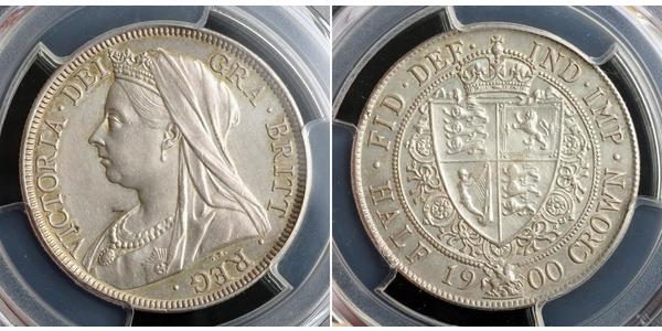 1/2 Crown United Kingdom of Great Britain and Ireland (1801-1922) Silver Victoria (1819 - 1901)