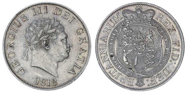 1/2 Crown United Kingdom of Great Britain and Ireland (1801-1922) Silver George III (1738-1820)