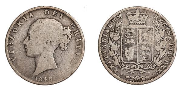 1/2 Crown United Kingdom of Great Britain and Ireland (1801-1922) Silver Victoria (1819 - 1901)