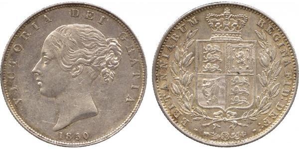 1/2 Crown United Kingdom of Great Britain and Ireland (1801-1922) Silver Victoria (1819 - 1901)