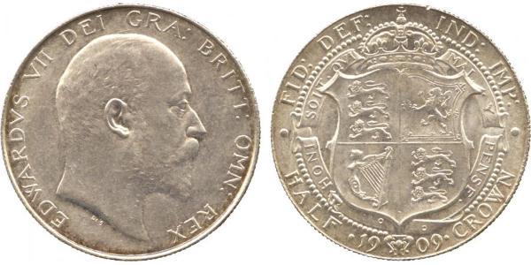 1/2 Crown United Kingdom of Great Britain and Ireland (1801-1922) Silver Edward VII (1841-1910)