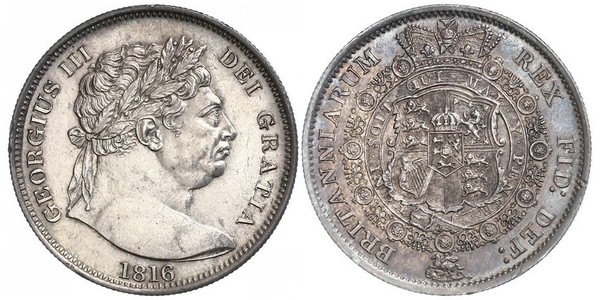 1/2 Crown United Kingdom of Great Britain and Ireland (1801-1922) Silver George III (1738-1820)