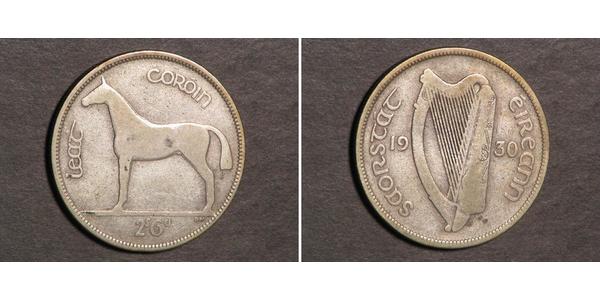 1/2 Crown Irland (1922 - )  