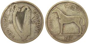 1/2 Crown Irlanda (1922 - )  