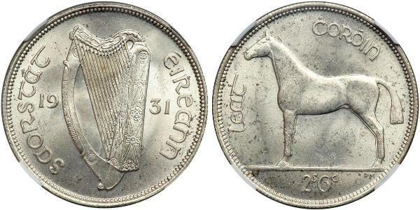 1/2 Crown Irlanda (1922 - )  