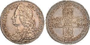 1/2 Crown 大不列顛王國 (1707 - 1800) 金 乔治二世 (大不列颠) (1683 - 1760)