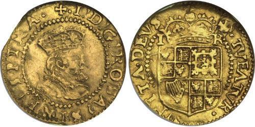 1/2 Crown 英格兰王国 金 詹姆斯六世及一世 (1566-1625)