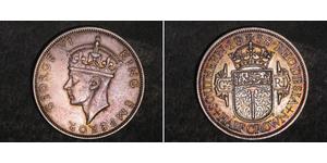 1/2 Crown 南羅德西亞 銀 乔治六世 (1895-1952)