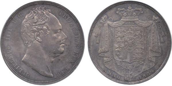 1/2 Crown 大不列颠及爱尔兰联合王国 (1801 - 1922) 銀 威廉四世 (英國)