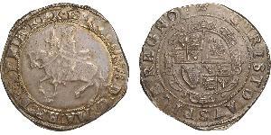 1/2 Crown 英格兰王国 銀 詹姆斯六世及一世 (1566-1625)