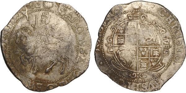 1/2 Crown 英格兰王国 銀 詹姆斯六世及一世 (1566-1625)