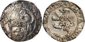 1/2 Daalder Provincias Unidas de los Países Bajos (1581 - 1795) Plata 