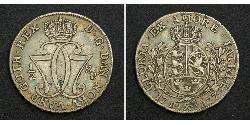 1/2 Daler Norvegia Argento 
