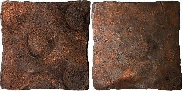 1/2 Daler 瑞典 銅 阿道夫·弗雷德里克 (1710 - 1771)