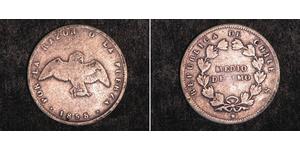 1/2 Decimo Chile Plata 