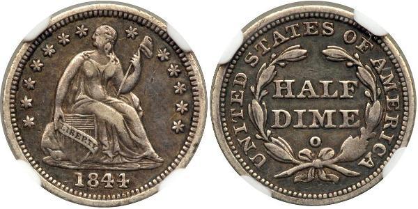 1/2 Dime / 5 Cent États-Unis d