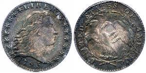 1/2 Dime / 5 Cent Stati Uniti d