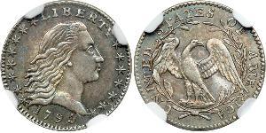 1/2 Dime / 5 Cent Stati Uniti d