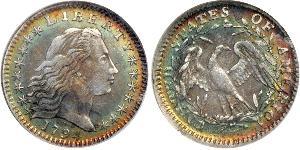 1/2 Dime / 5 Cent Stati Uniti d