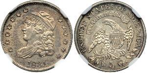 1/2 Dime / 5 Cent USA (1776 - ) Copper/Silver 